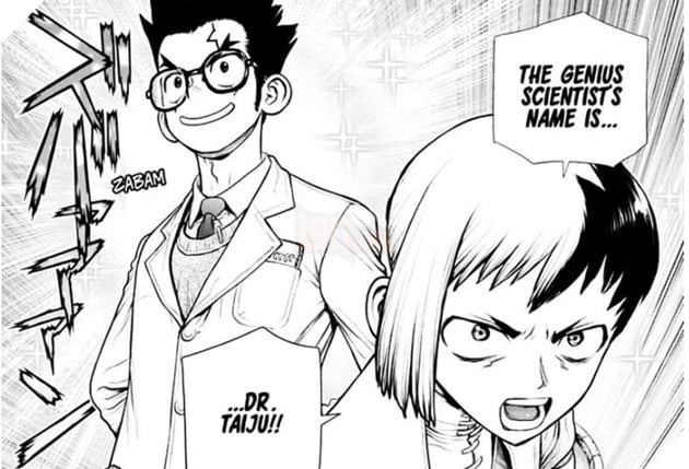 Dự đoán spoiler Dr.Stone chap 152: Dr.Taiju xuất hiện, Gen lừa toàn bộ nhóm của Xeno 3