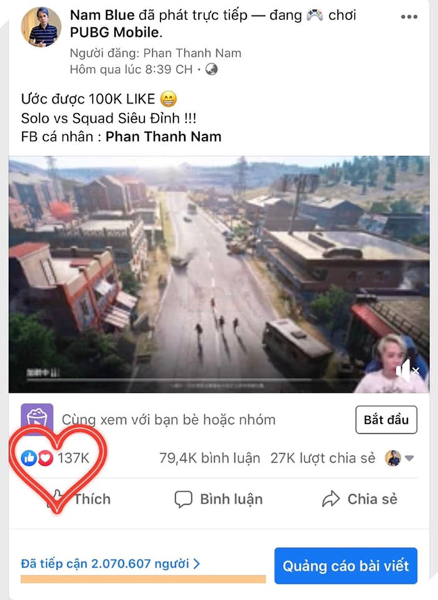 Kỹ lục 137k live chỉ khoản 4h 