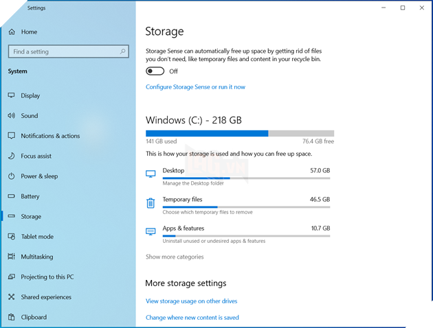 Hướng dẫn: Cách giải phóng dung lượng cho WIndows một cách nhanh chóng 3