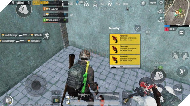 PUBG Mobile:5 mẹo cần biết khi sử dụng Flare Gun