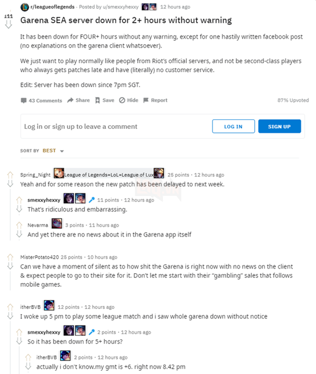 Không chỉ Việt Nam, toàn bộ máy chủ Garena Đông Nam Á đều sập không cần cớ khiến game thủ phẫn nộ - Ảnh 4.