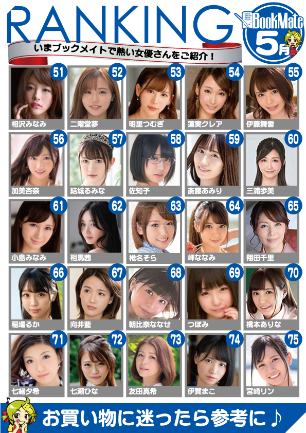 Bảng xếp hạng diễn viên JAV 18+ Nhật Bản tháng 5 - Tháng của những tân binh lật đổ tiền bối 3