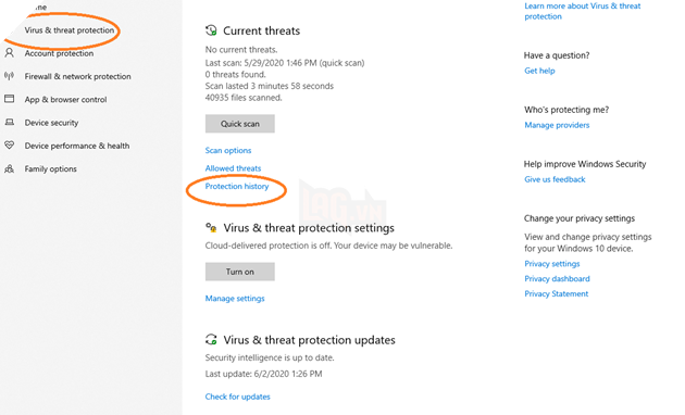 Hướng dẫn: Cách tìm phần mềm độc hại thông qua Windows Defender Antivirus 3