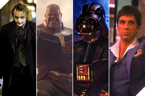 Bảng xếp hạng những kẻ phản diện nổi tiếng nhất thế giới: 