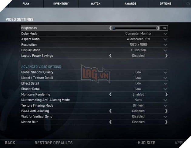 Hướng dẫn: Một số cách khắc phục lỗi giảm FPS trong CS:GO 2