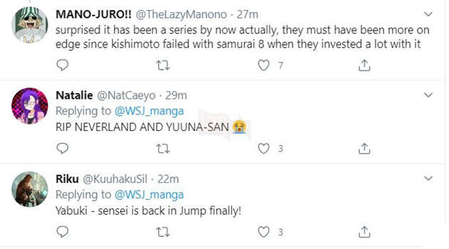 Jump công bố 4 tựa manga mới, Nhiều manga đình đám sẽ kết thúc trong tương lai 3