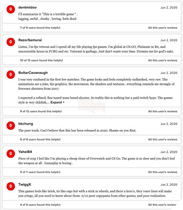 Vừa ra mắt chính thức, Valorant đã ngụp lặn trong cơn mưa ... chê bai 3