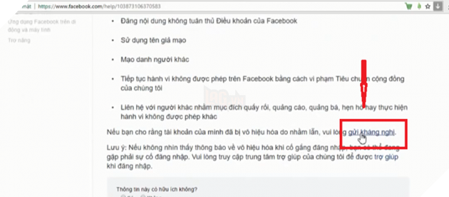 Hướng dẫn: Cách khôi phục tài khoản Facebook đang bị vô hiệu hoá 4