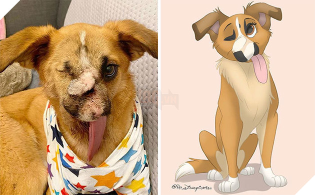 Loạt ảnh chàng hoạ sĩ biến thú cưng thành nhân vật hoạt hình đáng yêu vô đối 4