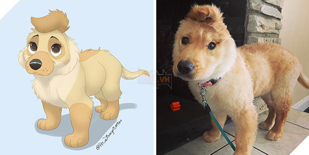 Loạt ảnh chàng hoạ sĩ biến thú cưng thành nhân vật hoạt hình đáng yêu vô đối 5