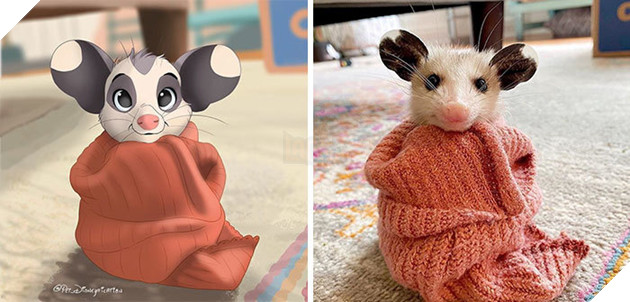 Loạt ảnh chàng hoạ sĩ biến thú cưng thành nhân vật hoạt hình đáng yêu vô đối 6