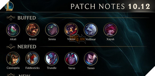 LMHT: Chi tiết bản cập nhật 10.12 chính thức - Thay đổi Ngọc Bổ Trợ và cân bằng tướng đáng chú ý