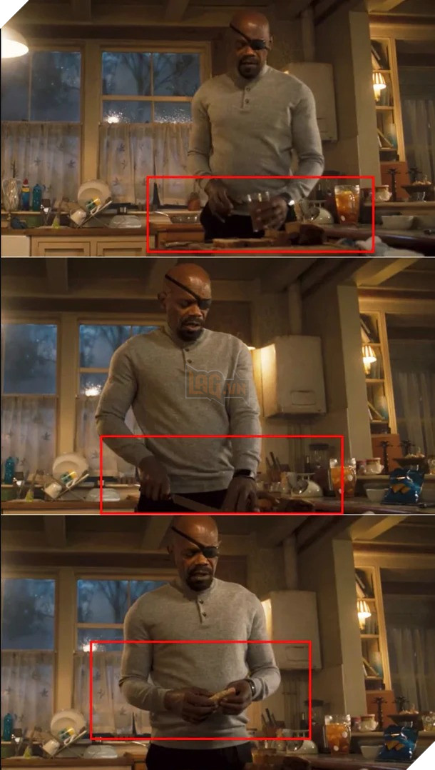 Sự tinh tế của Marvel Studios còn thể hiện ở chi tiết... mẩu bánh mì bị cắt chéo 3