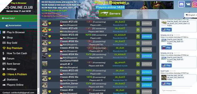 Hướng dẫn cách chơi Counter-Strike 1.6 cực dễ dàng ngay trên trình duyệt web 3