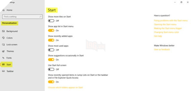Hướng dẫn: Cách chặn quảng cáo Microsoft Edge trên Start Windows 10 3
