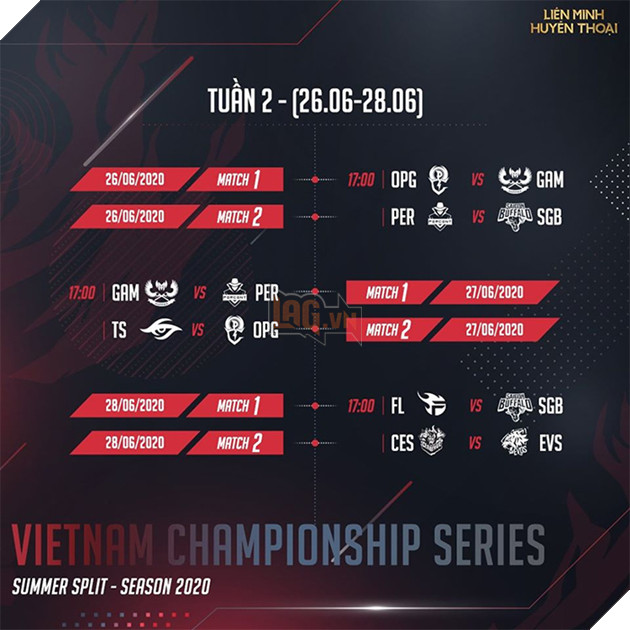 LMHT - Chi tiet lich thi dau VCS mua he 2020 va nhung thong ban can biet 3 LMHT - Chi tiết lịch thi đấu VCS mùa hè 2020 và những thông bạn cần biết 3
