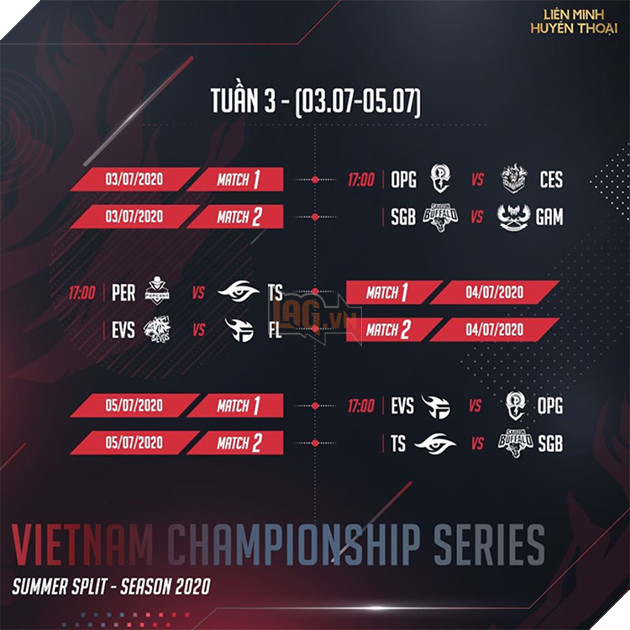 LMHT - Chi tiet lich thi dau VCS mua he 2020 va nhung thong ban can biet 4 LMHT - Chi tiết lịch thi đấu VCS mùa hè 2020 và những thông bạn cần biết 4