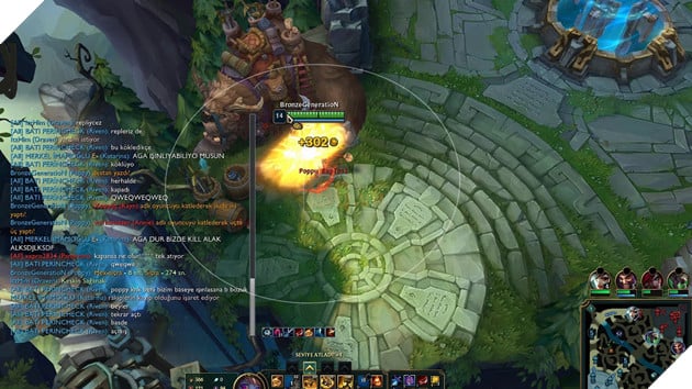 LMHT: Hết Kayn rồi đến Poppy gặp bug, đứng ở Bệ Đá Cổ nhưng vẫn hạ đều đều cả trăm mạng 2