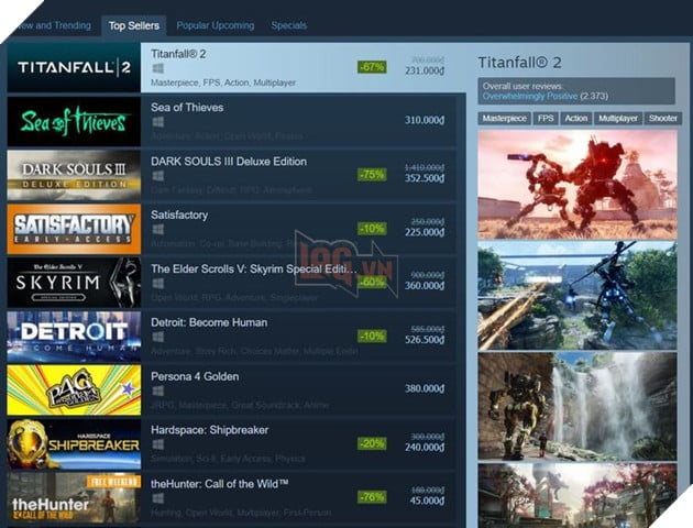 EA mang game lên Steam, Titanfall 2 chứng kiến sự hồi sinh bất ngờ 2