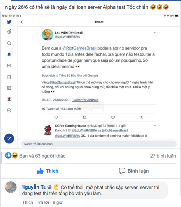 Rộ tin đồn LMHT: Tốc Chiến sẽ mở cửa server cho tất cả game thủ trải nghiệm trong một ngày mà không cần lời mời - Ảnh 1.