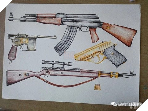 Game thủ nhí 7YO làm loá mắt người xem với tài năng vẽ súng như trong PUBG Mobile  6