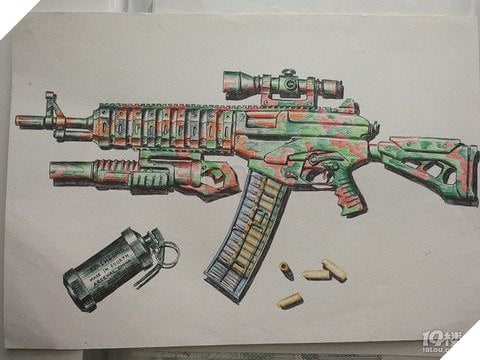 Game thủ nhí 7YO làm loá mắt người xem với tài năng vẽ súng như trong PUBG Mobile  8