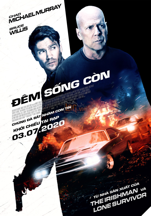 Bruce Willis trở lại với phim hành động giật gân Đêm sống còn