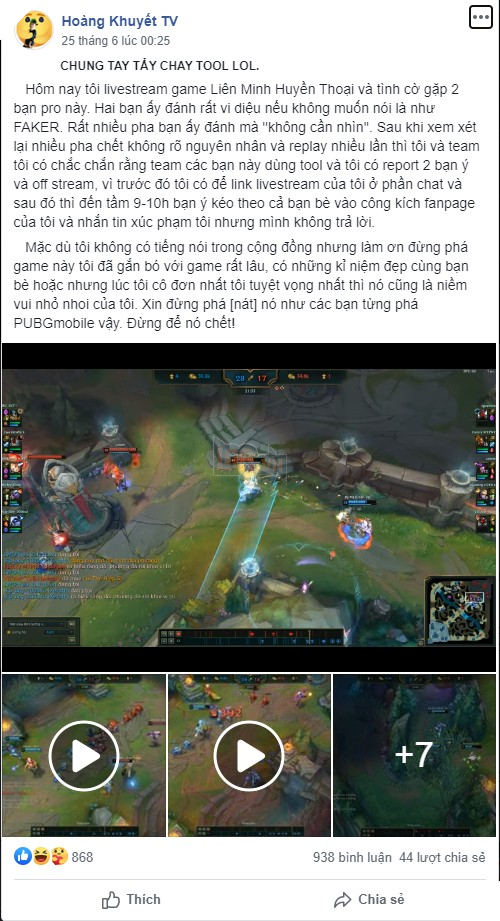 Cộng đồng LMHT phẫn nộ vì Streamer khuyết tật bị chửi bới không thương tiếc chỉ bởi tố cáo toolhack - Ảnh 3.