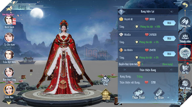 Tìm hiểu hoạt động bang hội trong game cung đấu ngôn tình Tỷ Muội Hoàng Cung 3