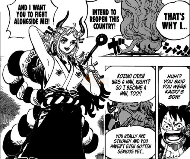 Dự đoán spoiler One Piece chap 985: Kaido tiết lộ thông báo động trời! Yamato kể về quá khứ bên Ace 3