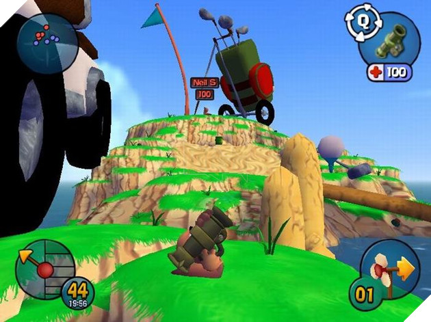 Trở lại tuổi thơ với Worms Rumble - sâu đại chiến phiên bản Battle Royale