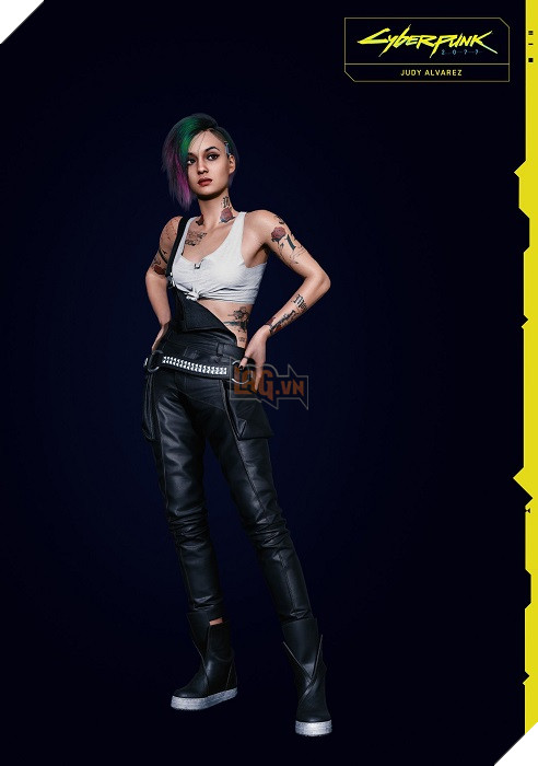 Cyberpunk 2077 tung ảnh NPC Judy Alvarez cực hút fan trên Twitter