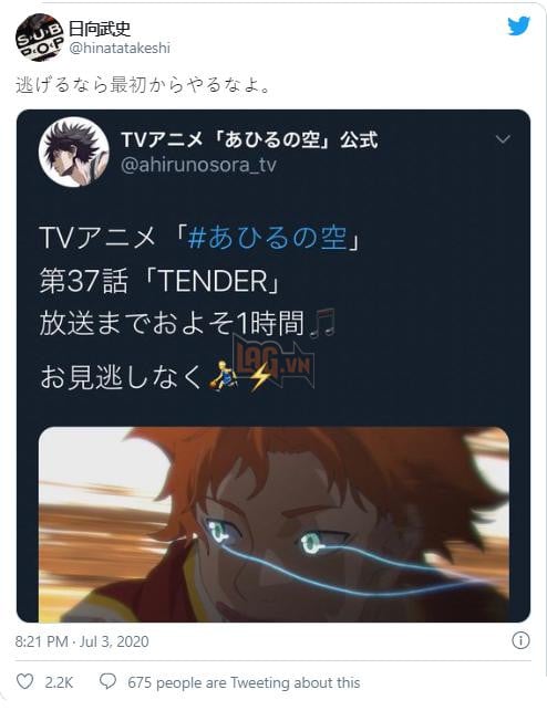 Anime Ahiru No Sora bị chính cha đẻ chỉ trích là “tệ hại và đáng thất vọng!”