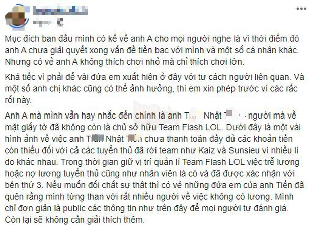 Chỉ trong vòng vài tháng, nhiều vụ nợ lương tại VCS bị phanh phui khiến làng LMHT Việt chao đảo - Ảnh 1.