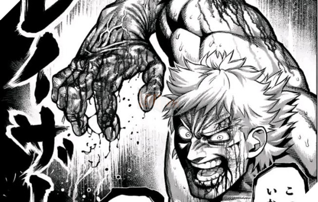 Spoiler Kengan Omega chap 68: Sử dụng Dao cạo , Rihito chém Hayabusa sấp mặt 2