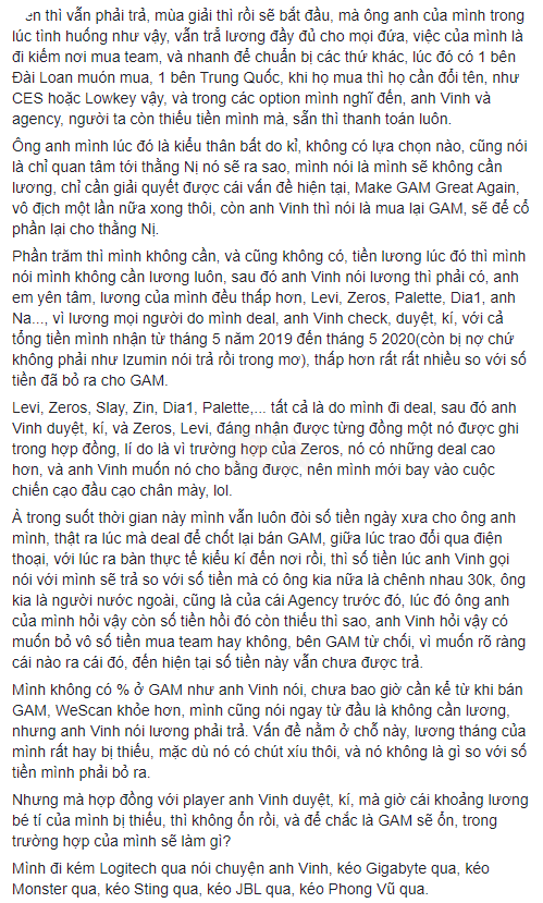 LMHT: Tinikun lại tiếp tục bóc phốt GAM Esports không chịu chi trả tiền lương cho Yuna nhưng vẫn đi Phú Quốc và mua xe hơi 7