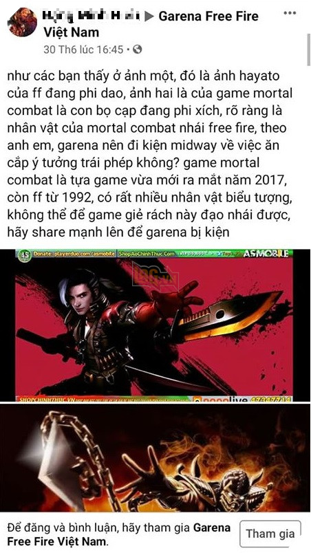 Người chơi Free Fire tiếp tục “mang đơn đi tố cáo” một huyền thoại làng game đạo nhái mình - Ảnh 3.