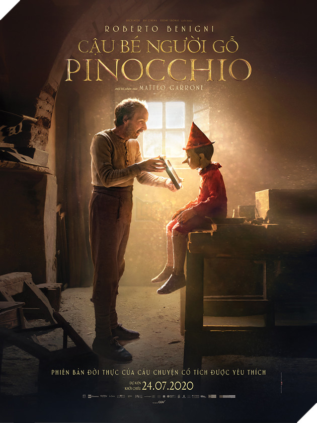 Cậu bé người gỗ Pinocchio trở lại với bản live-action
