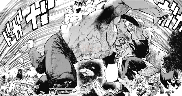 Spoiler My Hero Academia chap 278: Anh hùng bị tiêu diệt! Không thể cản phá các ác nhân!!