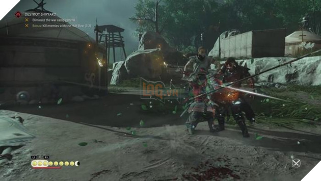 Ghost of Tsushima không có cơ chế khóa mục tiêu với lý do hết sức bất ngờ