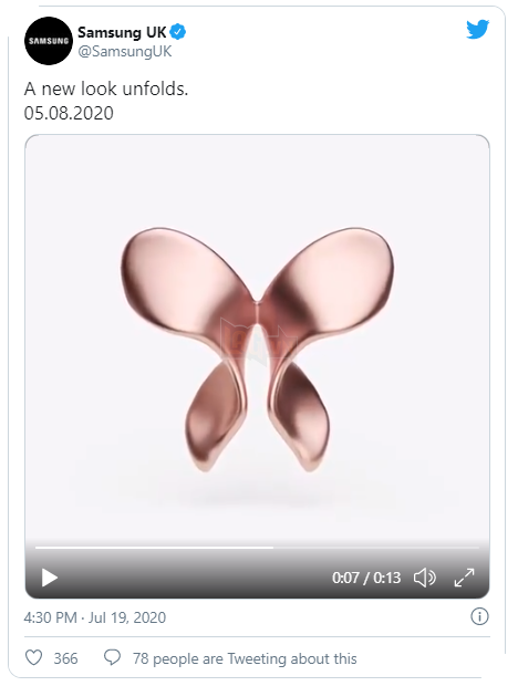 SamSung sẽ cho ra mắt Galaxy Z Fold 2 vào 5 tháng 8 cùng màn hình gập lớn hơn người tiền nhiệm