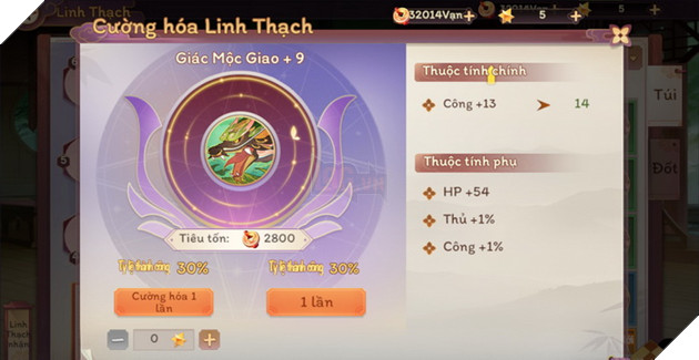 Vân Mộng Tứ Thời Ca: Hướng dẫn cách nâng cấp Linh Thạch đơn giản nhất cho tân thủ 5