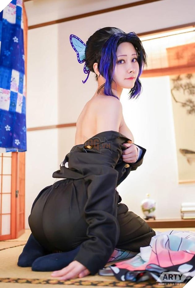 Ngất ngây với bộ ảnh cosplay Trùng Trụ Kochou Shinobu trong Kimetsu No Yaiba 5