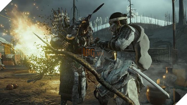 Ghost of Tsushima: Ấn tượng với màn Một cân ba chuẩn phong cách Ghost