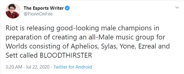 Rò rỉ một Boy band chuẩn bị xuất hiện trong LMHT với sự góp mặt của tướng mới Yone 2