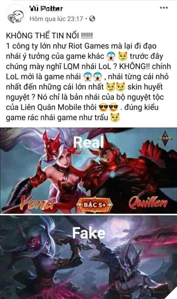 Tướng mới LMHT vừa ra, người chơi Liên Quân đã tố cáo đạo nhái game của mình, tuyên bố Liên Minh đã nát - Ảnh 4.