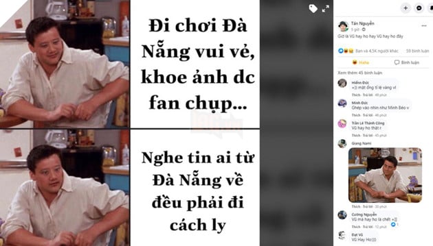 Vũ Hay Ho, thành viên chủ chốt Team Đụt tự cách ly tại nhà sau khi đi du lịch Đà Nẵng - Ảnh 1.