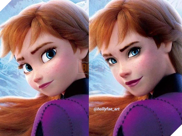 Các công chúa Disney khi được vẽ theo tỉ lệ thực trông như thế nào? 8