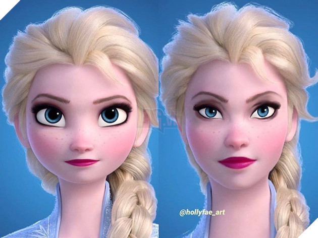 Các công chúa Disney khi được vẽ theo tỉ lệ thực trông như thế nào? 2