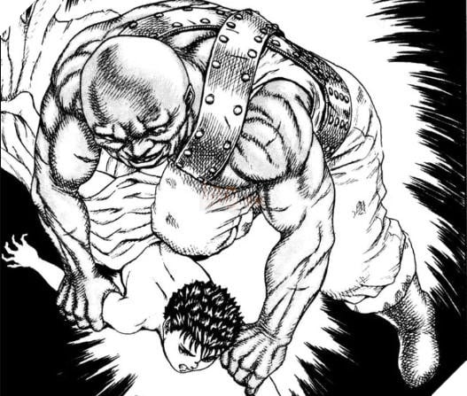 Tóm tắt cốt truyện manga Berserk Phần 2: Quá khứ của Guts và hành trình trở thành Kiếm Sĩ Đen 2